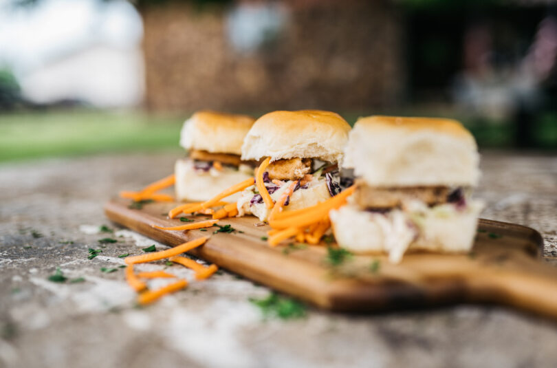 salmon sliders