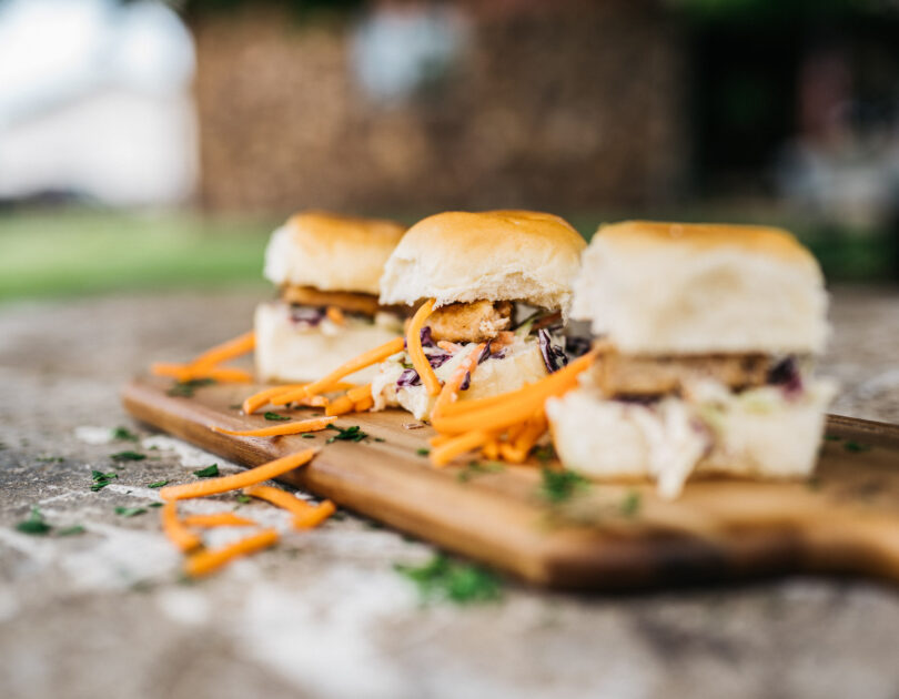 salmon sliders