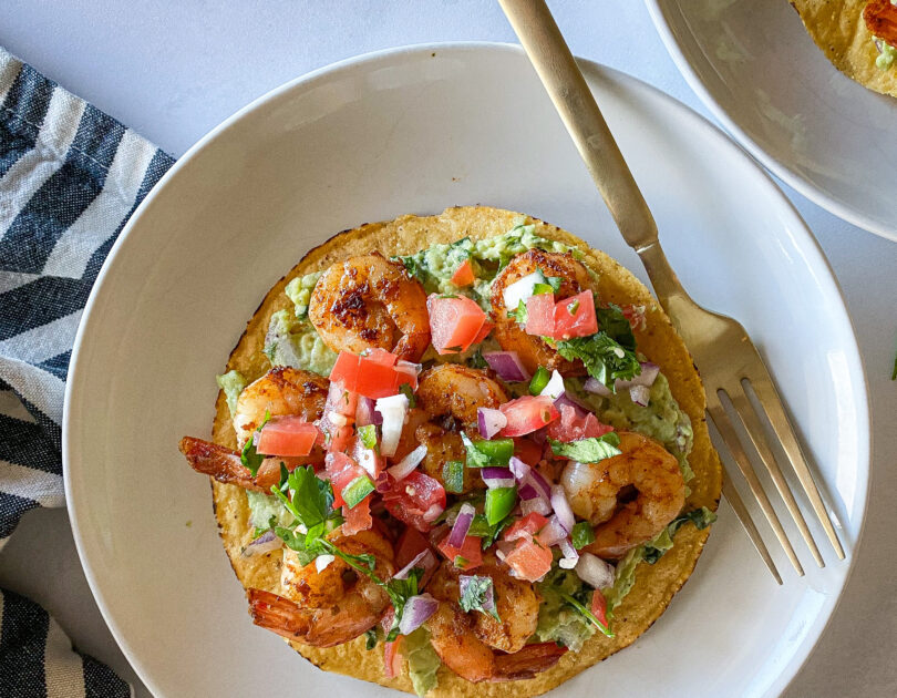 Shrimp Tostadas