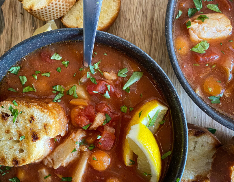 Manhattan Style Fish Chowder