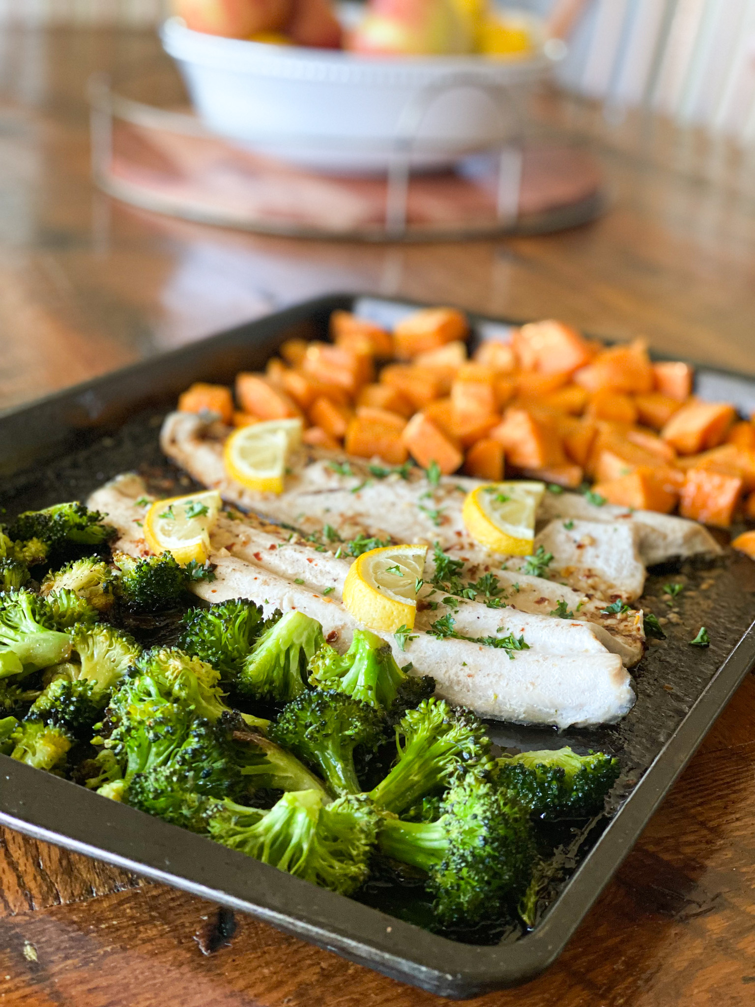 Trout Sheet Pan Meal