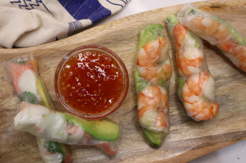 Surimi or Shrimp Summer Rolls