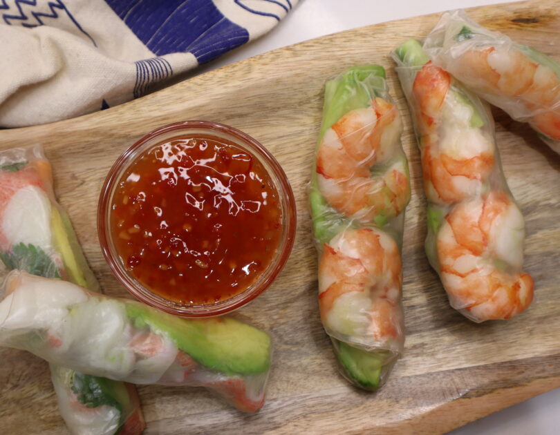 Surimi or Shrimp Summer Rolls