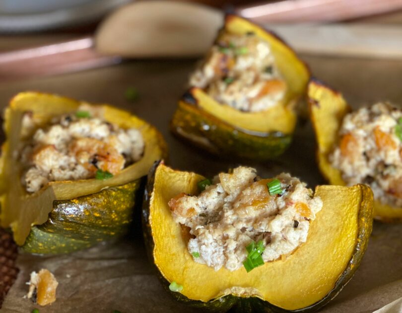 Crab-Stuffed Acorn Squash