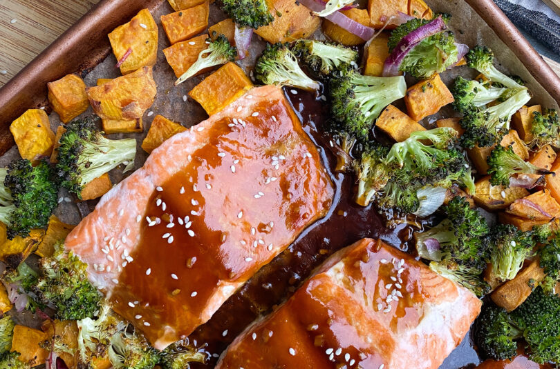 Sheet Pan Teriyaki Salmon