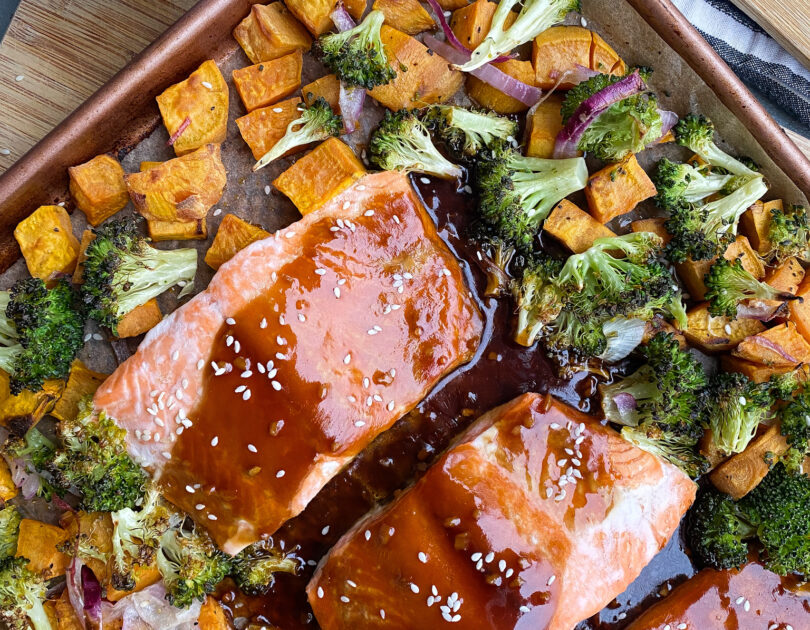 Sheet Pan Teriyaki Salmon