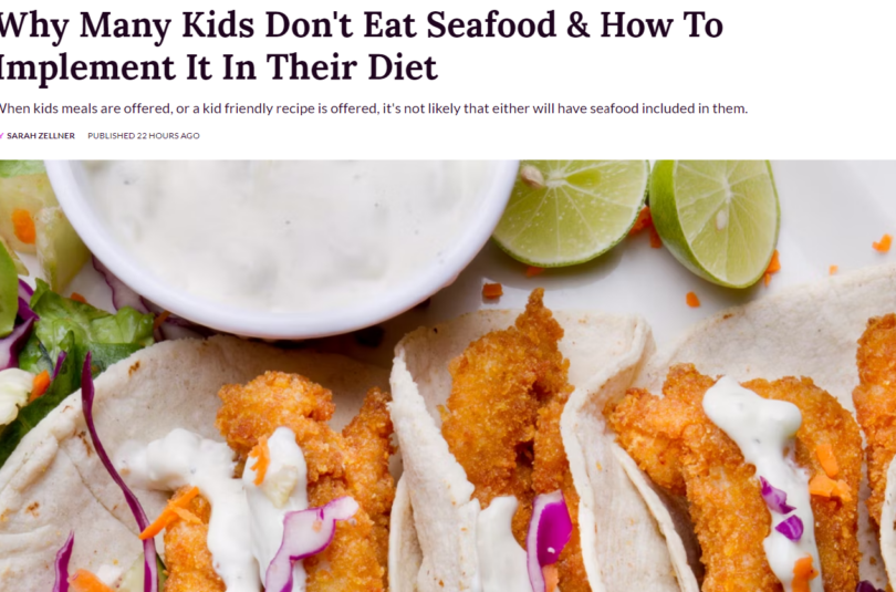 Moms.com article about kids and seafood