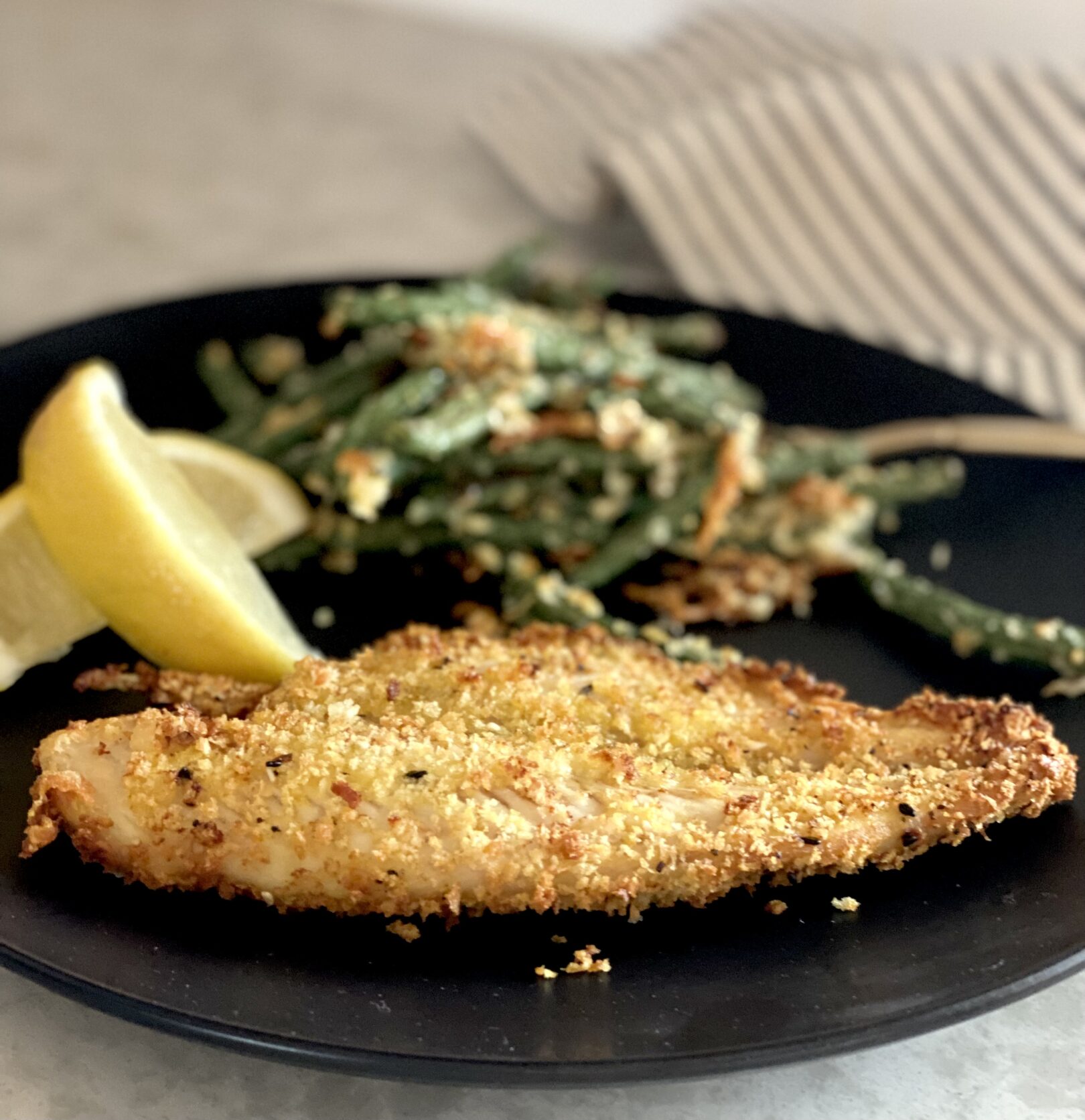 Air fryer Panko-Crusted Sole