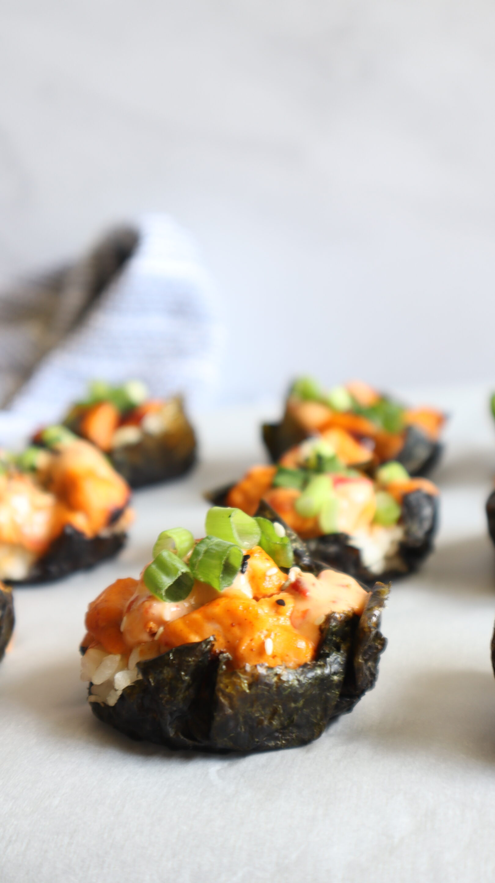 Salmon Sushi Cups