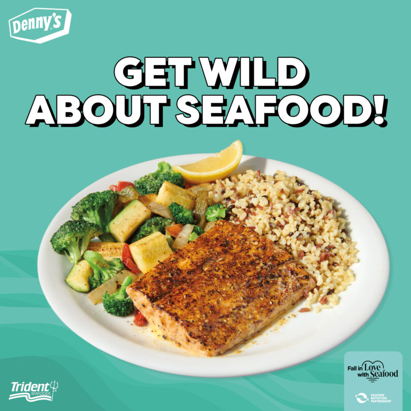 Denny’s Partners with Seafood Nutrition Partnership on the National ‘Fall In Love With Seafood’ Promotion Campaign